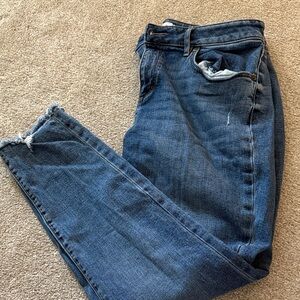 Loft Outlet Ankle length Curvy Skinny Jeans